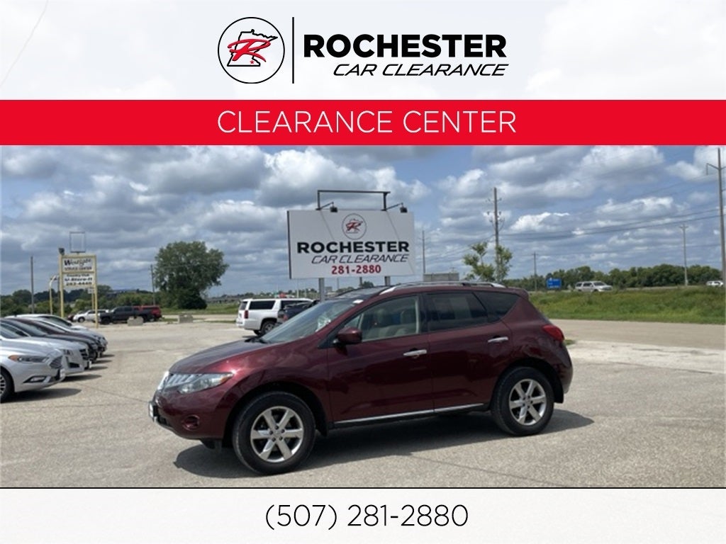 Used 2010 Nissan Murano SL with VIN JN8AZ1MW7AW133016 for sale in Rochester, Minnesota