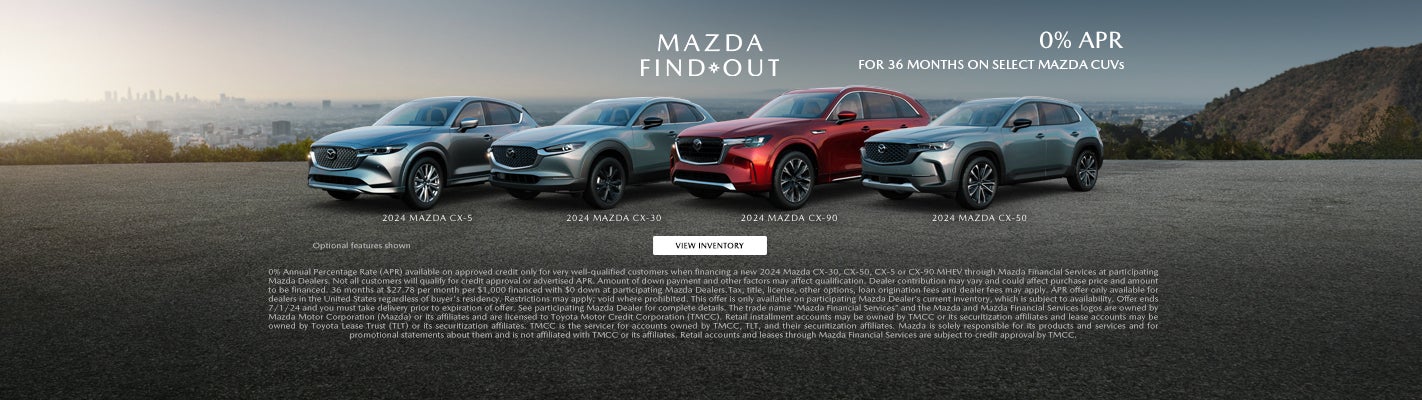 Mazda Find Out June Incentive